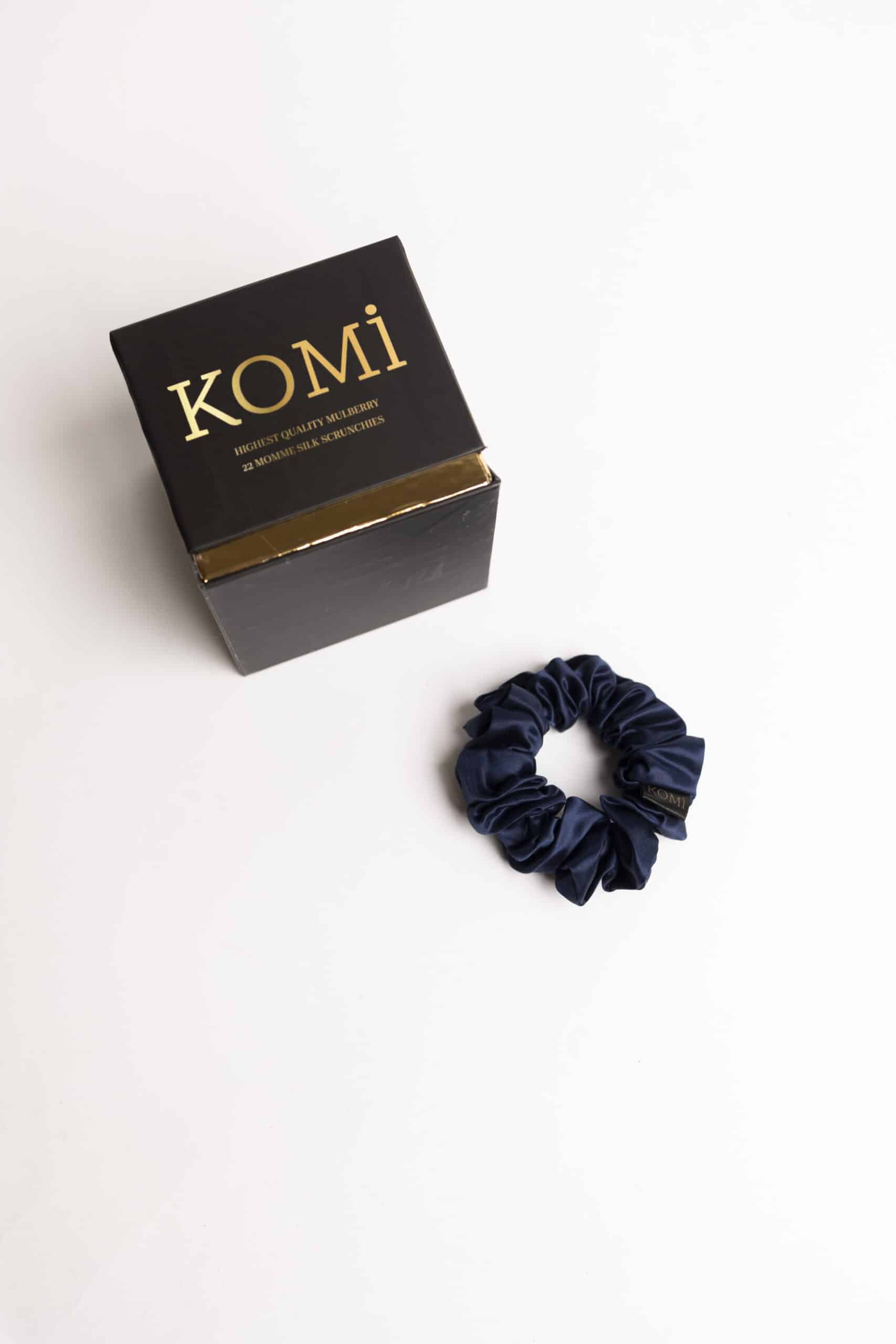 Silk Scrunchies Astros navy Komi