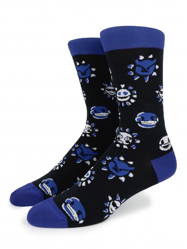 Unisex Κάλτσα Με Σχέδιο Και Ελαστική Πλέξη - Image 2