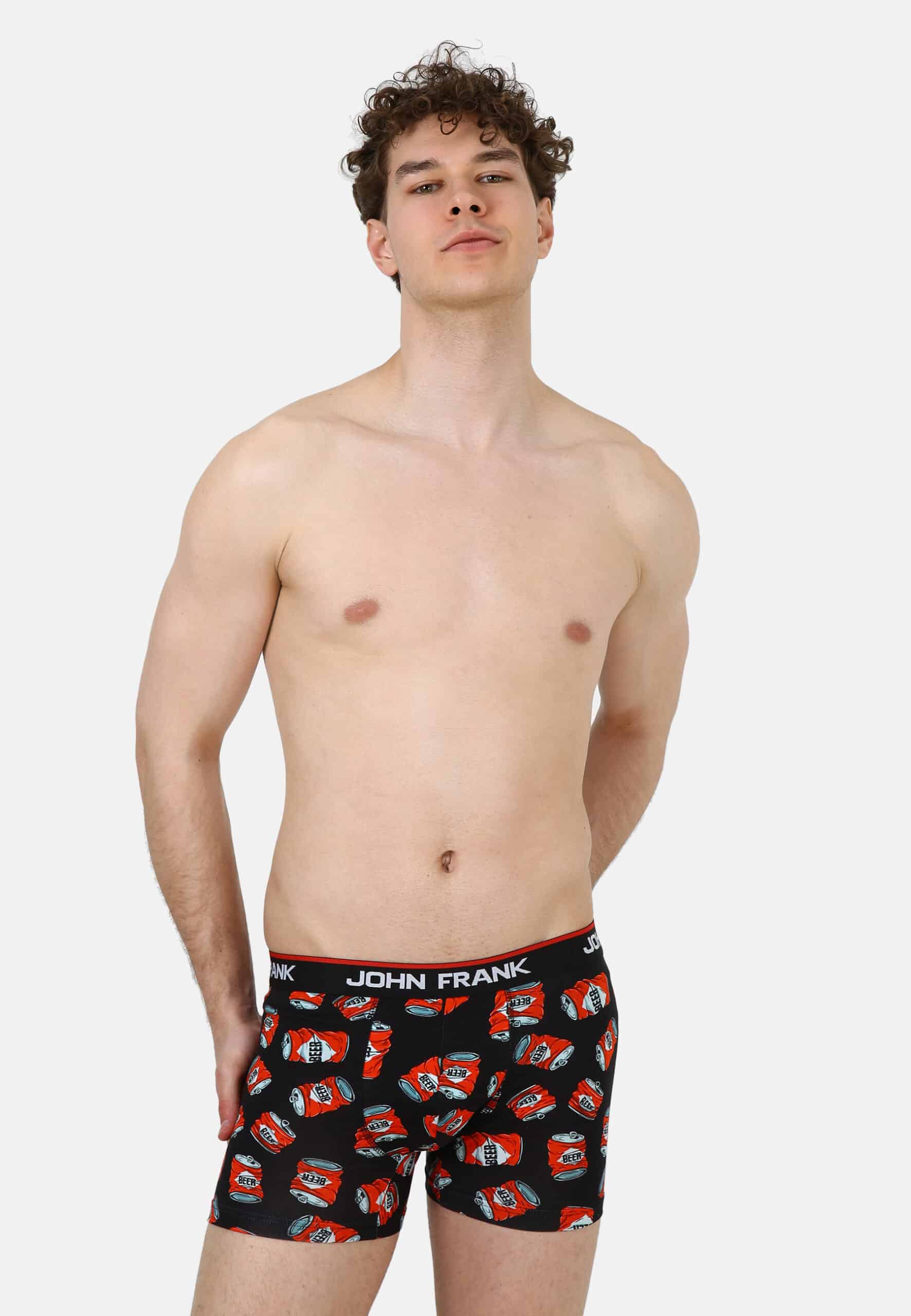 Μποξεράκι Ανδρικό John Frank με σχέδιo - Image 2