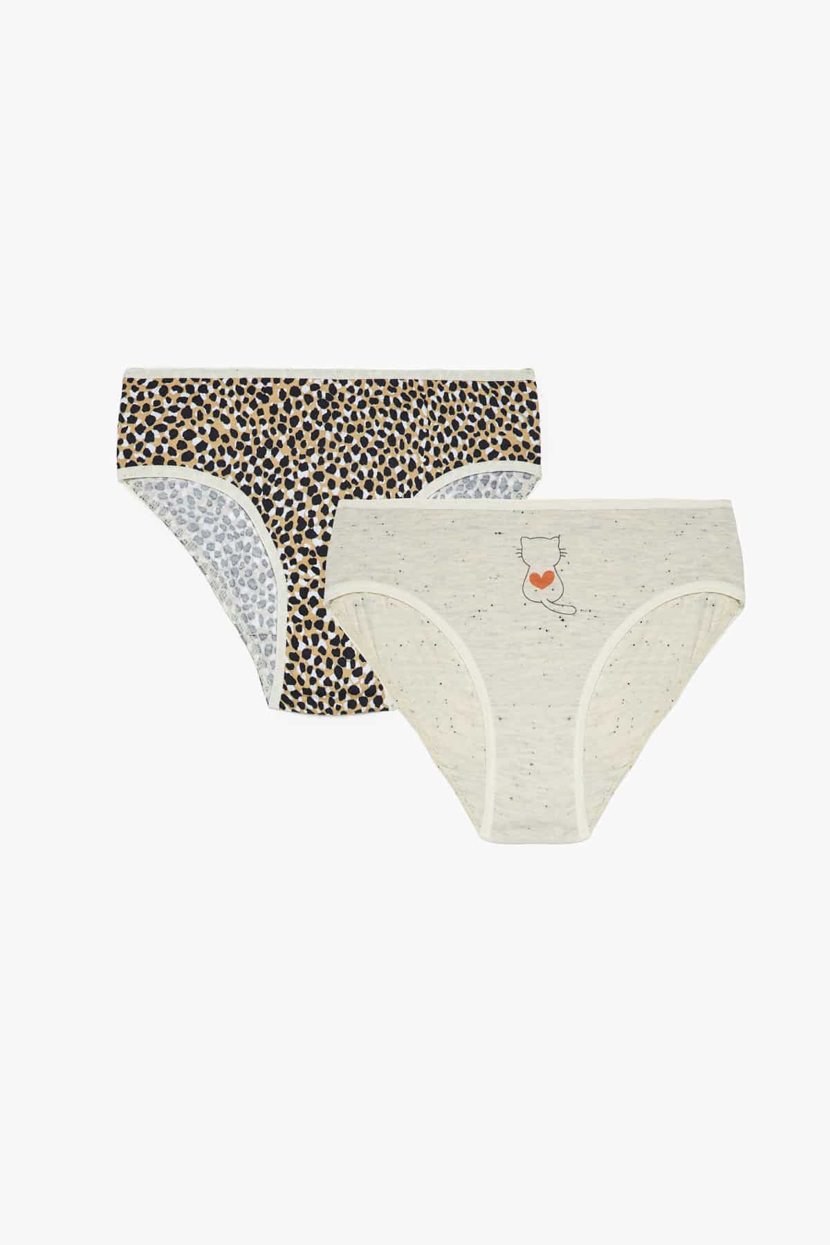 Εσώρουχο Παιδικο Συσκευασία 2 Τεμαχίων κυλοτάκια 100% Βαμβάκι Pretty Baby