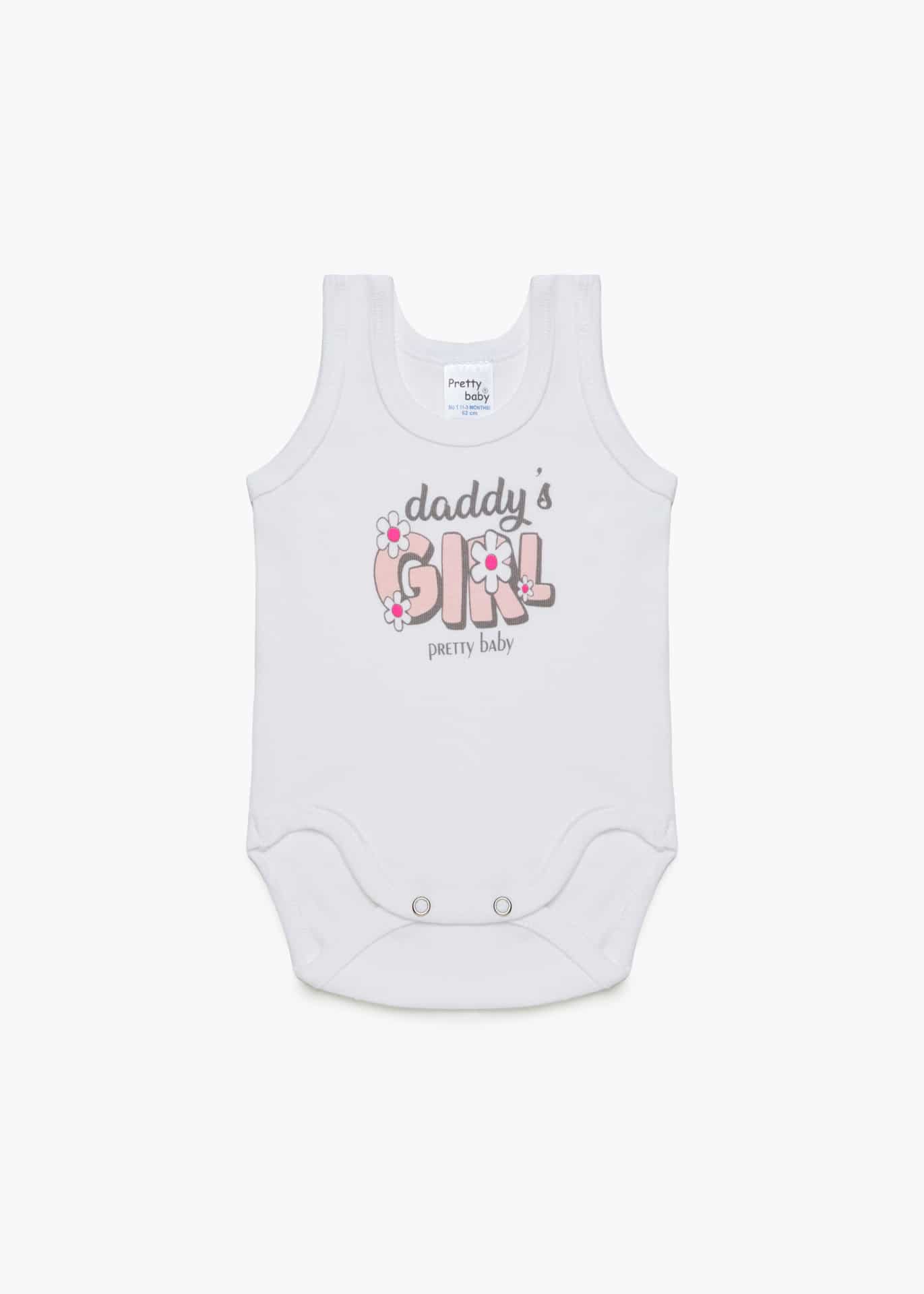 Βρεφικό κορμάκι Τιραντάκι 100% Βαμβακερά 1 Tεμάχιο Pretty Baby - Image 3