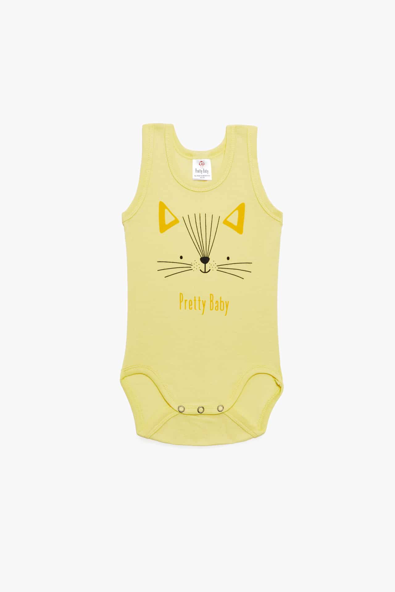 Βρεφικά κορμάκια Unisex Τιραντάκι Βαμβακερά 100% 6 Tεμάχια Pretty Baby - Image 3