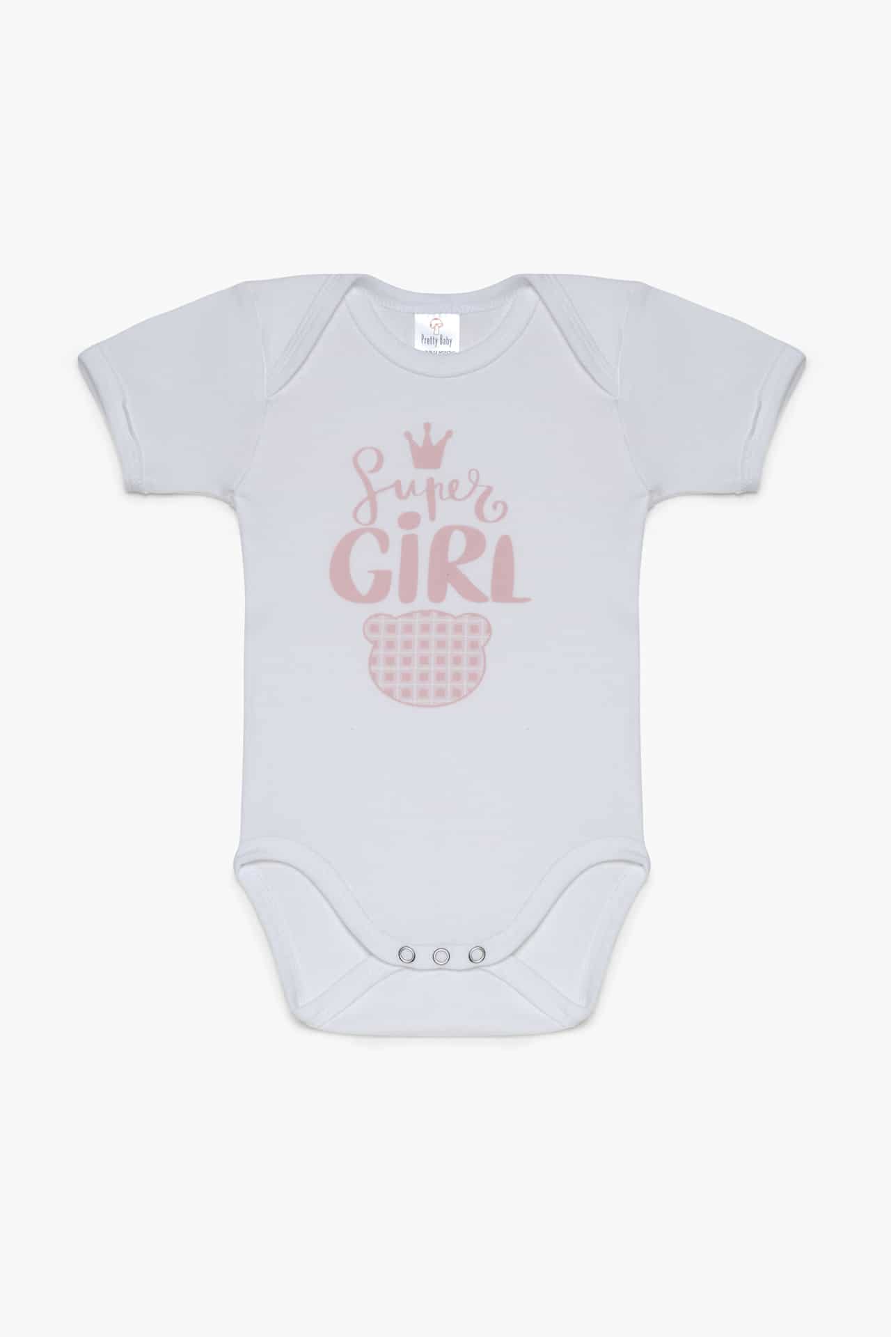 Βρεφικό Κορμάκι Με Κοντό Μανίκι 100% Βαμβακερά 1 Τεμάχιο Pretty Baby - Image 2