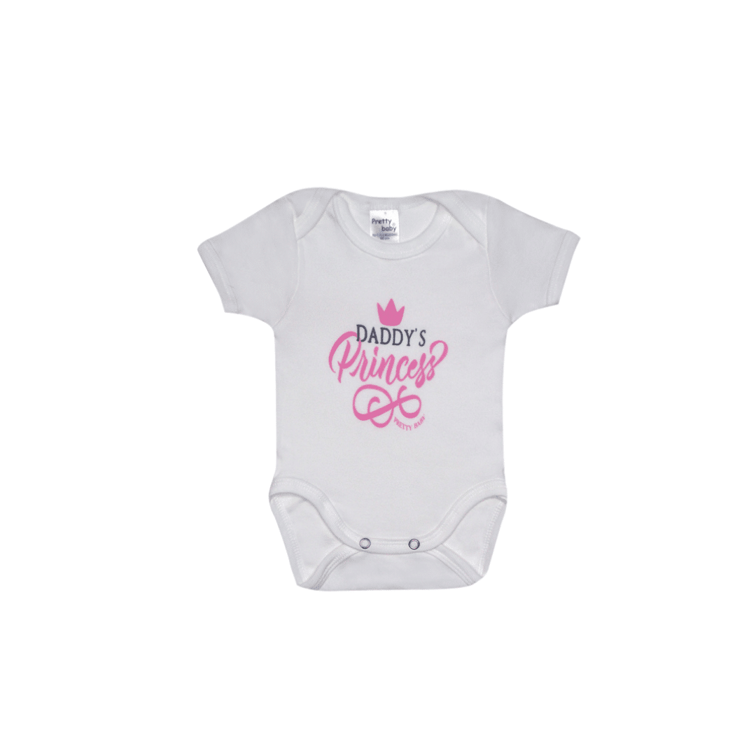 Βρεφικό Κορμάκι Με Κοντό Μανίκι 100% Βαμβακερά 1 Τεμάχιο Pretty Baby - Image 3