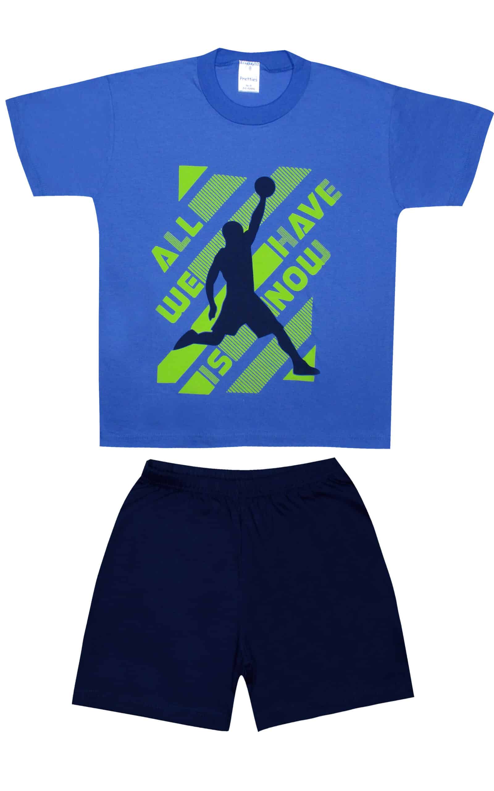 Παιδική Πιτζάμα Pretty Baby Καλοκαιρινό Σετ Μπλούζα Παντελόνι