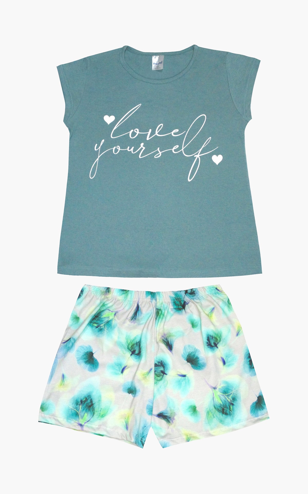 Παιδική Πιτζάμα Καλοκαιρινή Σετ Παντελόνι & Μπλούζα Pretty Baby Βαμβακερό 50%, Modal 50%