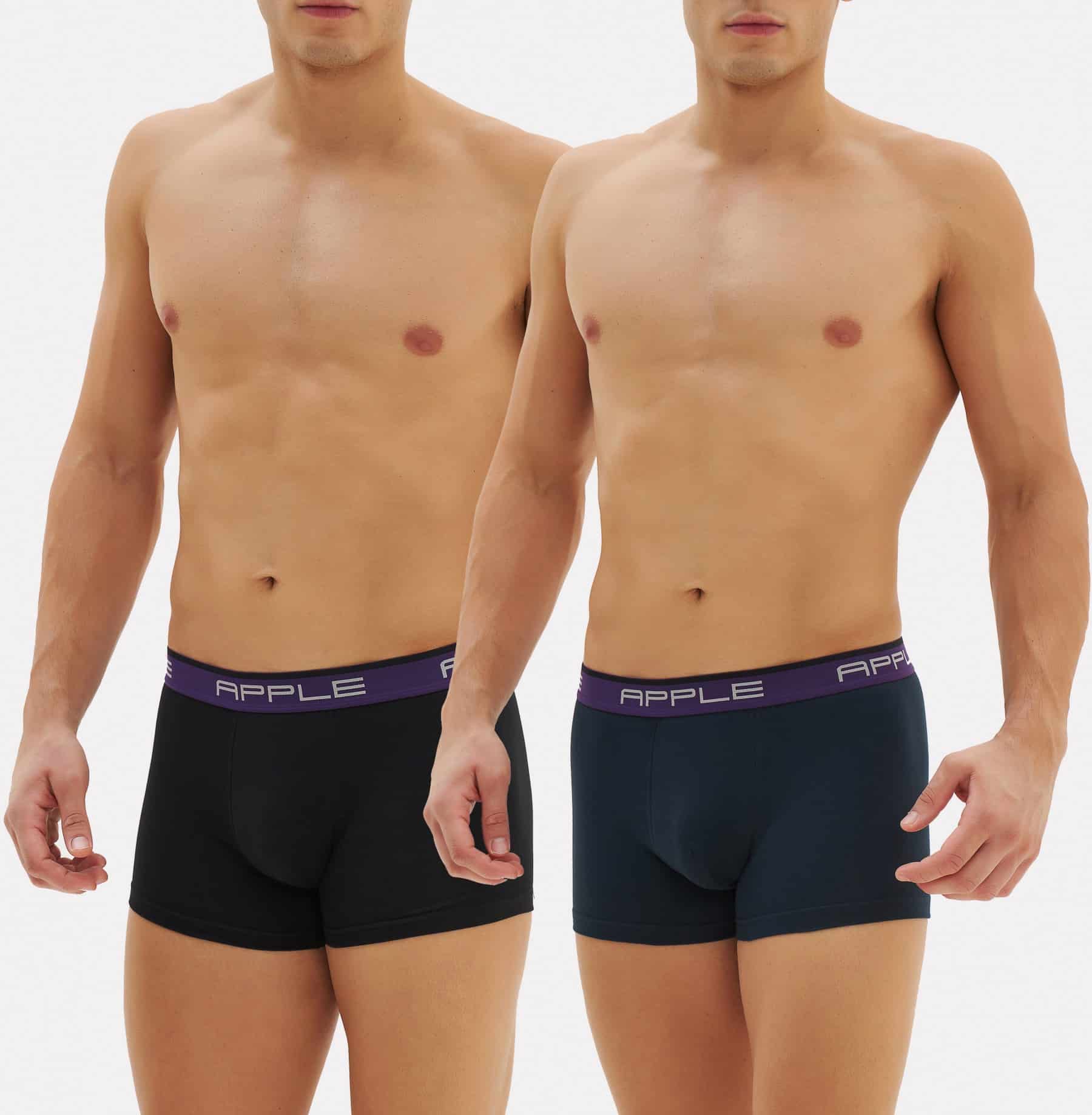 Ανδρικό Boxer Με Εξωτερικό Λάστιχο 2 Pack Apple