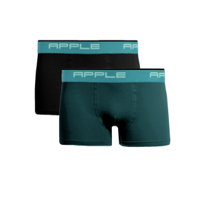 Ανδρικό Boxer Με Εξωτερικό Λάστιχο 2  Pack Apple