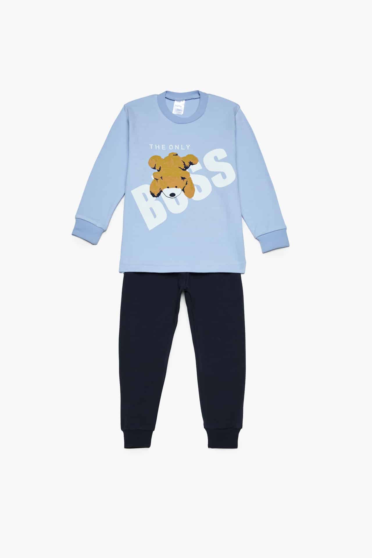 Πιτζάμα Παιδική Χειμερινή Με Τύπωμα Boss Pretty Baby