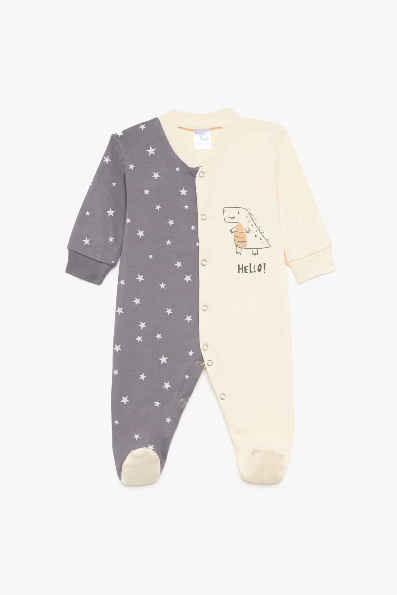 Βρεφικό Φορμάκι Μ.Μ Χοντρή Πλέξη Unisex Hello Pretty Baby