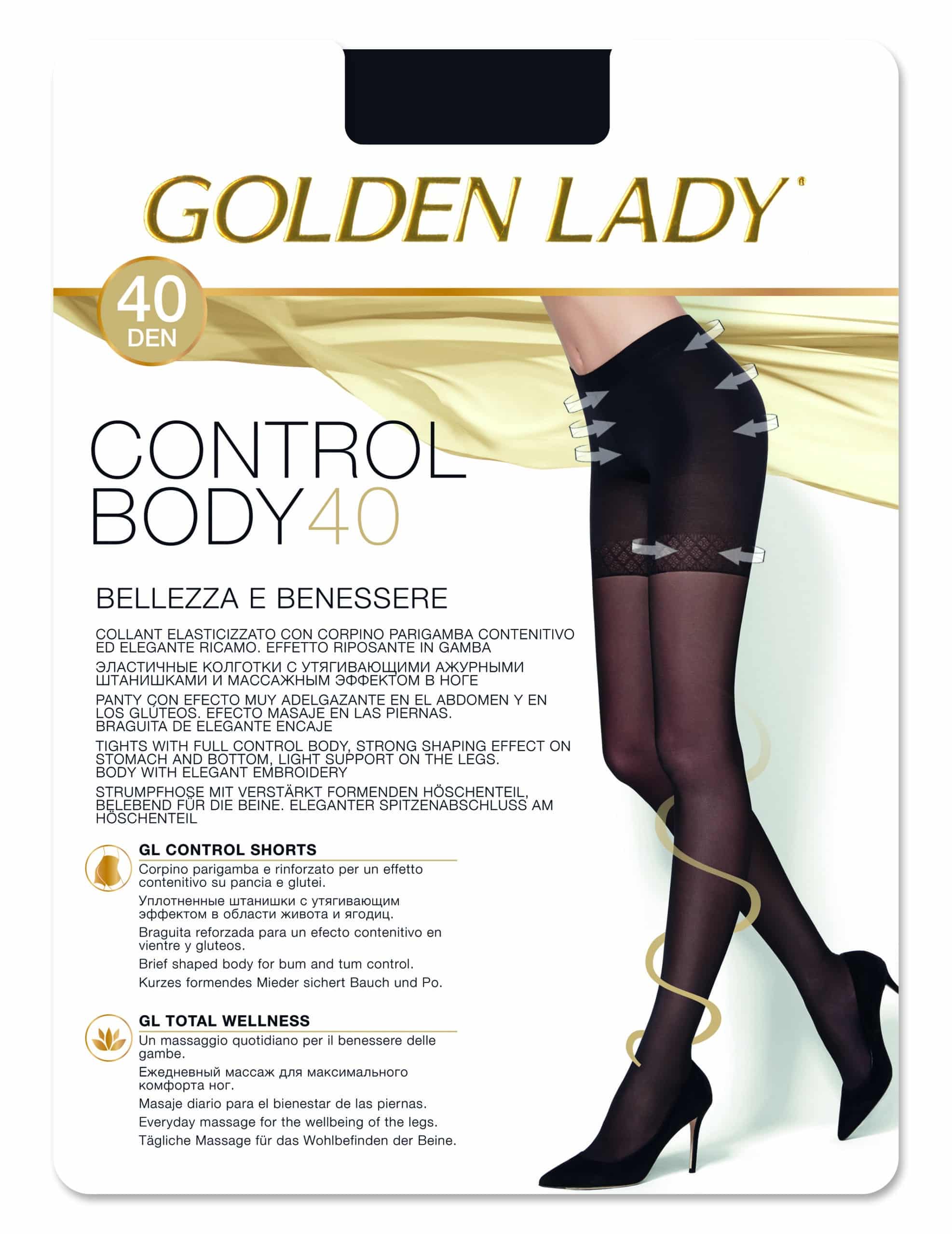 Γυναικείο Καλσόν 40 Den Control Body Golden Lady