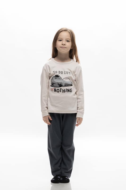 Unisex Παιδική Πιτζάμα Με Τύπωμα Galaxy