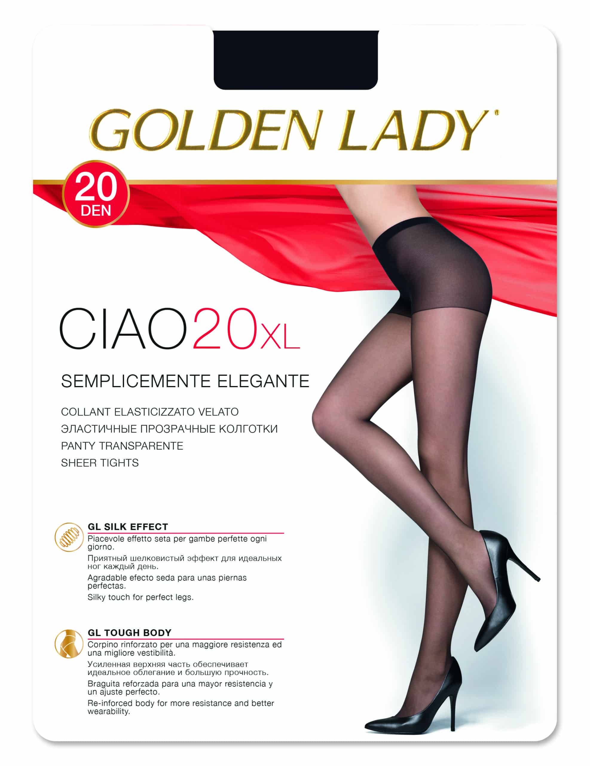 Γυναικείο Καλσόν Ciao 20 Den XL Maxi Golden Lady