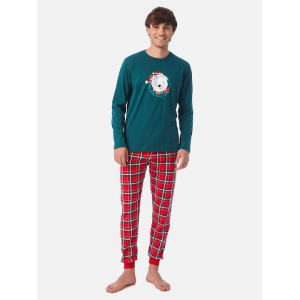 Ανδρική Πιτζάμα Καρό Χειμερινή Minerva