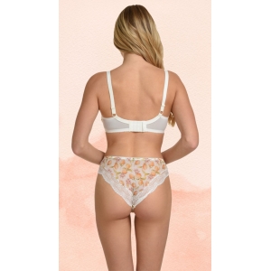 Brazil εσώρουχο Miss Rosy με print λεμόνια και λευκή δαντέλα