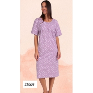 Γυναικείο νυχτικό με κοντό μανίκι και κουμπιά – Lydia Creations