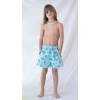 Παιδική μαγιό βερμούδα σιέλ με σχέδιο χελώνες – Tortue