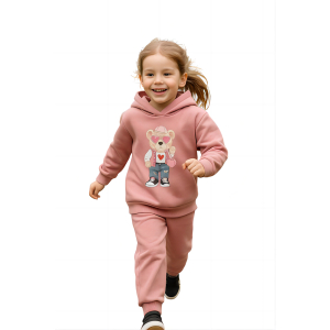 Παιδικό σετ φούτερ με κουκούλα και παντελόνι