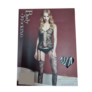 Αισθησιακό Ολόσωμο Bodystocking με Ανοίγματα – One Size