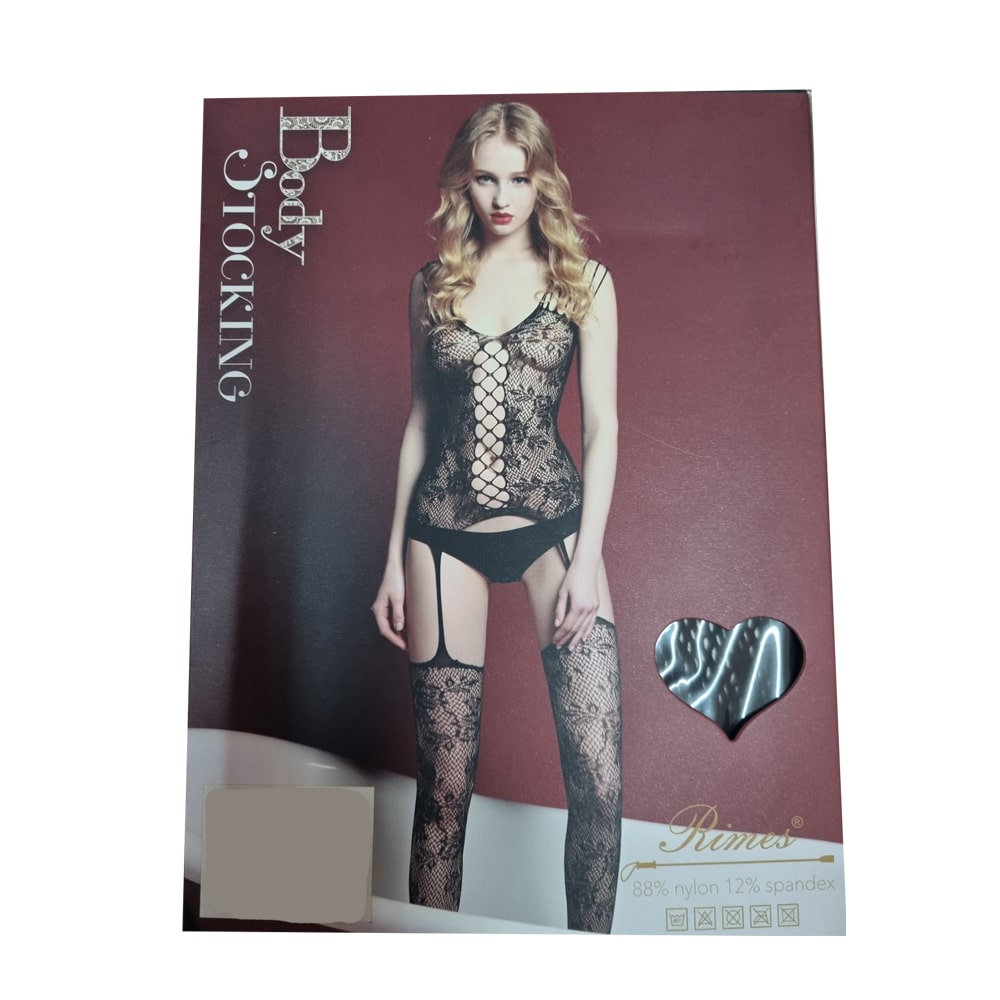 Αισθησιακό Ολόσωμο Bodystocking με Ανοίγματα – One Size