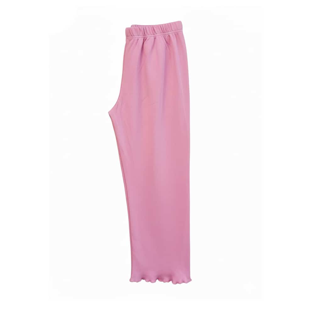 Γυναικείο Σετ Πιτζάμας Labubu – Βαμβακερό με Φρου Φρου Τελείωμα - Image 3