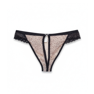 Στρινγκ Αυτοκινήτου Animal Print με δαντέλα