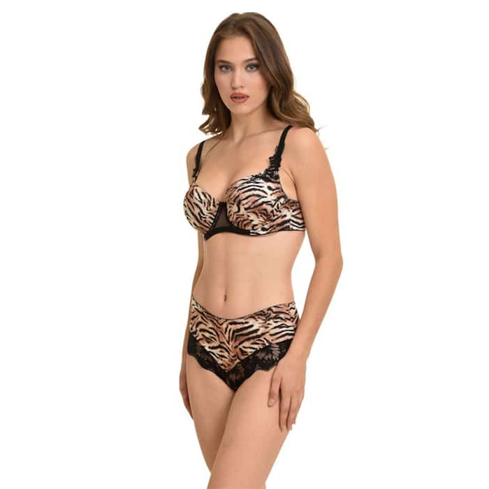 Σουτιέν Animal Print με Λεπτή Ενίσχυση Miss Rosy