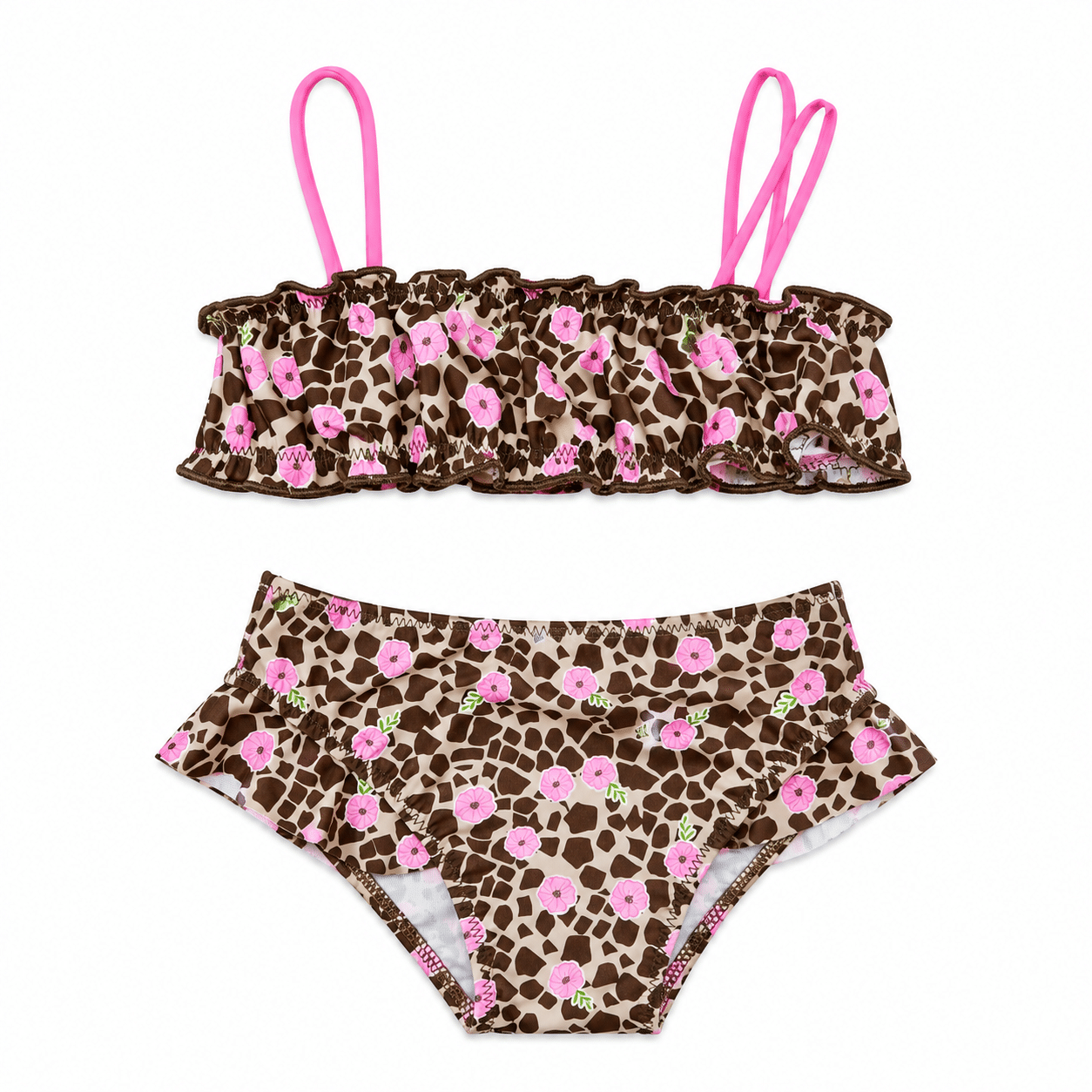 Παιδικό μπικίνι Croolita Animal Print με βολάν