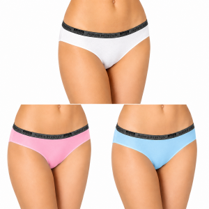 Junior Bikini Naiara 2PACK βαμβακερά γυναικεία εσώρουχα σε δύο διαφορετικά χρώματα