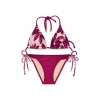 Γυναικείο τριγωνικό μπικίνι Bilitis Swimwear με floral print και δεσίματα