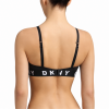 Γυναικείο μαύρο μπουστάκι Push-Up DKNY Cozy Boyfriend με ενίσχυση και χιαστί τιράντες