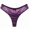 Γυναικείο string Miss Rosy με δαντέλα και διακοσμητικό φιόγκο
