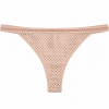Γυναικείο String Miss Rosy μπορντό με διάτρητο σχέδιο και μικρές τρυπούλες